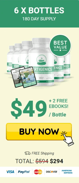 Vertigenics  price 6 bottle